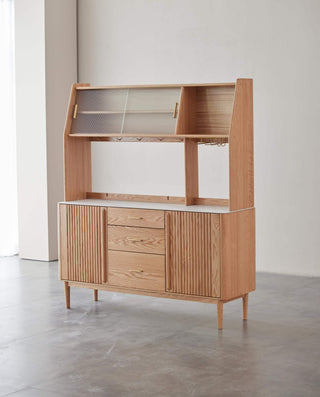 denise sideboard buffet hutch oak wood