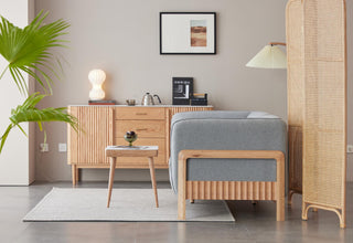 denise solid oak wood sideboard
