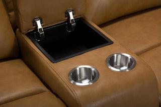 devin leather sofa with power recline