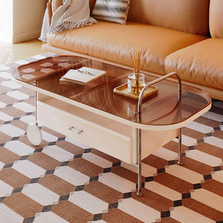 dina coffee table with wheels