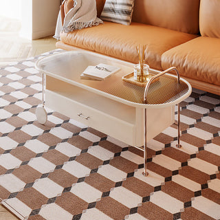 dina versatile coffee table with wheels
