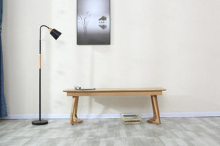 durable luca oak dining bench