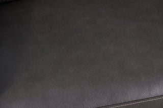 dylan black top grain leather sofa