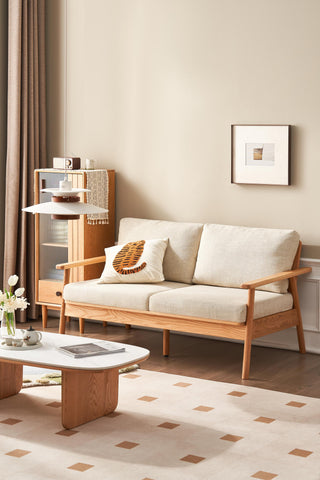 echo sofa grey fabric three seater