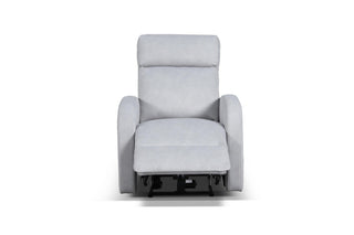 electric grey recliner armchair nathan