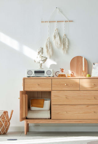 elegant lugo low chest of drawers