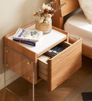 elegant marcella oak wood table