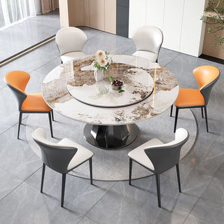elegant round dining table salvador