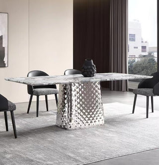elegant sintered stone dining table dana