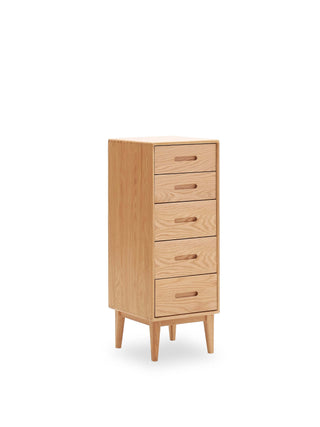 elegant terre narrow chest of drawers