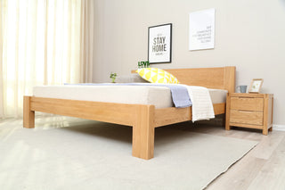 elegant wooden bedside table venet