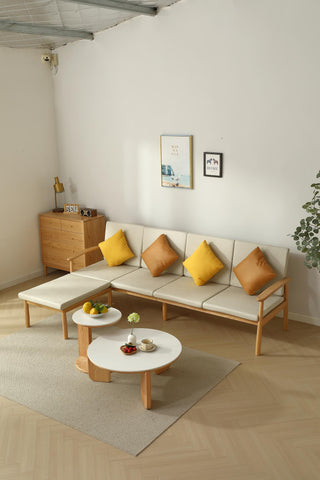 elio wooden round coffee table stylish set or standalone