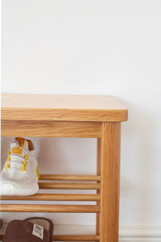 elise shoe bench for foyer