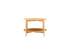 ella oak coffee table chic look