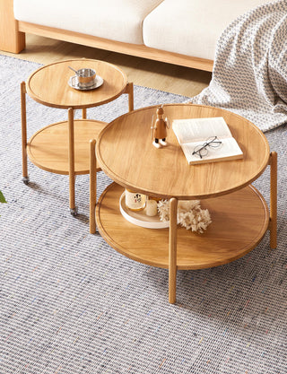 ella oak coffee table home office