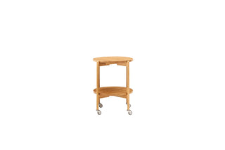 ella oak coffee table space saver