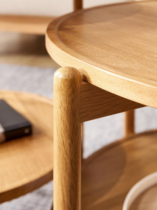 ella oak coffee table stylish piece