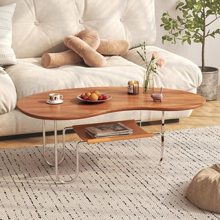 elsa modern wood coffee table mdf