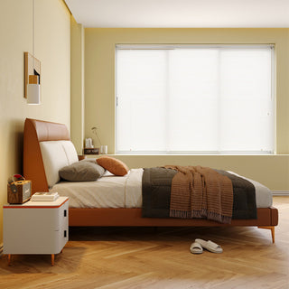emanuela modern platform bed king size