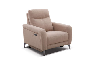 emily beige recliner armchair
