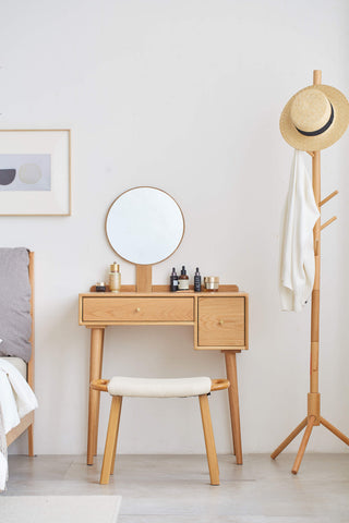 etna bedside vanity table