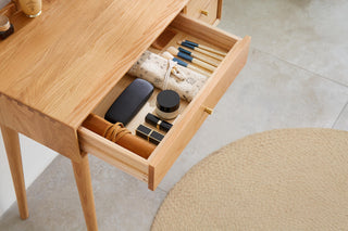 etna wooden vanity mirror