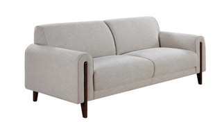 everyday comfort beige fabric sofa mika