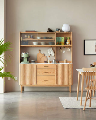 exquisite denise sideboard buffet oak wood