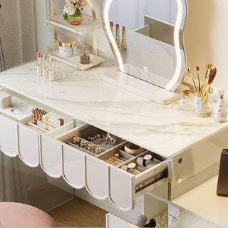 fabiola mirror dressing table with lights
