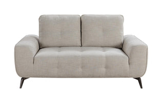 fabric lounge sofa light grey tania