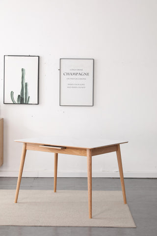 family friendly carlo extendable wood dining table