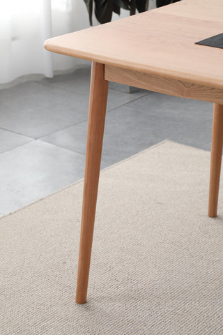 family friendly oak wood dining table dante