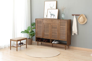 farrah shoe bench for mudroom