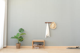 farrah small bench with shelves