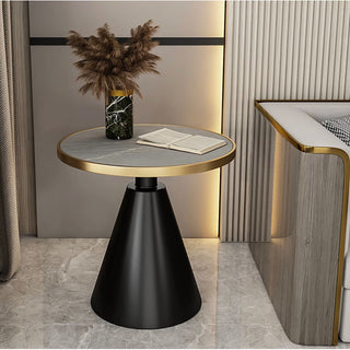 fiorella side lamp table stone top