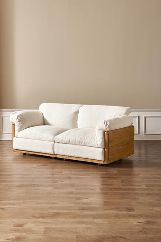 fortuna sofa wood frame timeless look