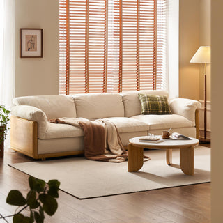 fortuna sofa wooden frame oak wood