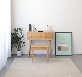 franco wood dressing table ample storage