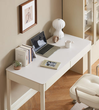 functional white study table cleo