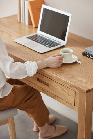 functional zamor study desk with shelves