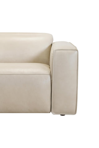Beige sofa corner on a white background