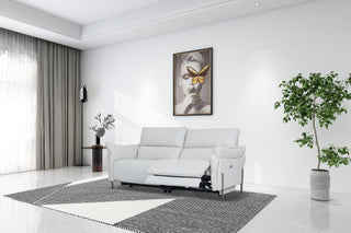 gabriel electric recliner sofa light grey
