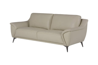 gina dark grey leather sectional sofa