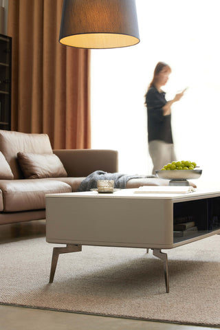 glass display modern table ines