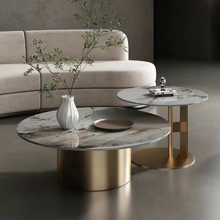 gold coffee table martha