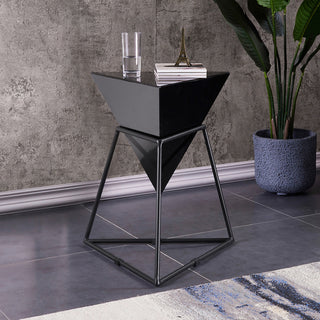 greta abstract side table