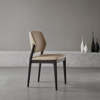 harper dining chair designer wooden legs fabric