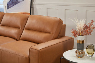 hazel slider sofa side view