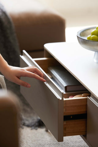 ines coffee table with drawers