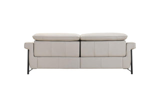 Beige sofa on a white background